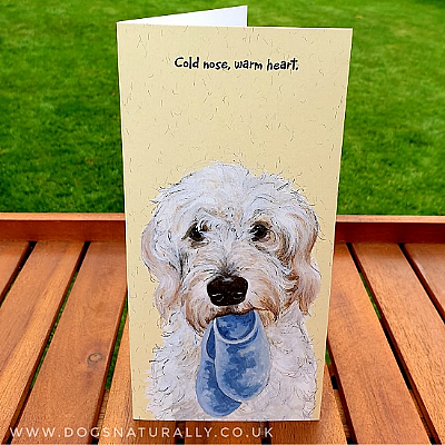 Cold Nose Warm Heart Dog Lover Card